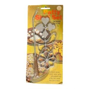 Patty Shell Baking Set 70s Vintage NIP Kitchen King